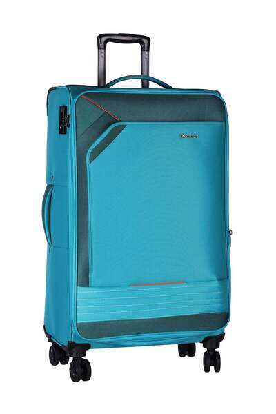 eminent Expandable Luggage Trolley Bag Soft Suitcase for Unisex Travel