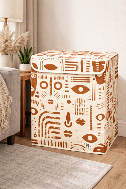 PH Prendi Home Silhouette Patterned Multi-Purpose Toy Laundry Storage Box wit...