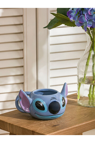 LC Waikiki Renkli̇mağazadan Lcw Home Porcelain Mug with Mixed Stitch Figure 4...