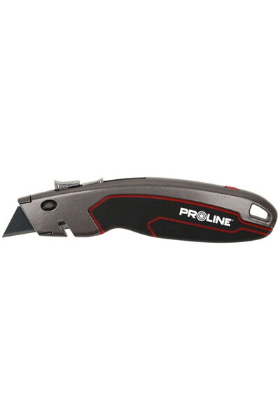 PROLINE METAL CUTTER WITH RETRACTABLE BLADE SK5-BROWN - 60MM X 3