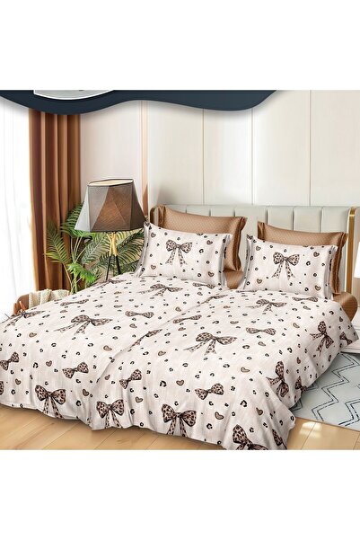 Casa de Vis Double bed linen set, satin cotton, 220 x 240 cm, 7 pieces, multi...