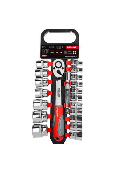PROLINE SOCKET SET 1/2" 8-32MM - 20P