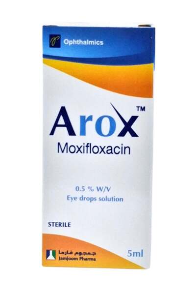Arox Moxifloxacin 0.5% Eye Drops Solution 5ML
