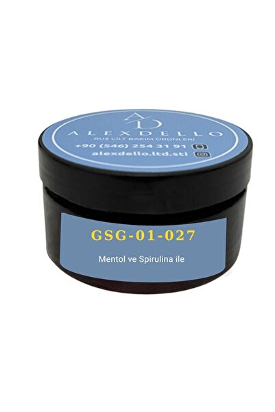 ALEXDELLO AD&GS Gsg-01-027 – Cryo Mask Containing Menthol and Spirulina 30 Gr