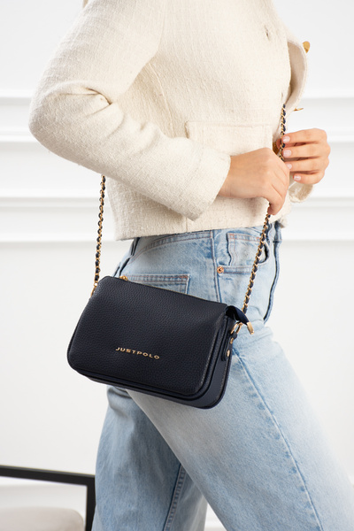 Just Polo Women's Shoulder Bag Adjustable Chain Strap