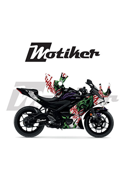 Motiker Yamaha YZF-R25 2025-2026 Model Joker Tasarım Siticker Etiket Modeli