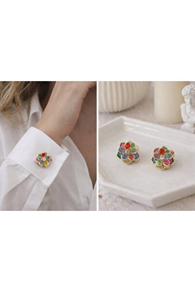 Ezgdesign BROŞ KADIN KOL DÜĞMESİ