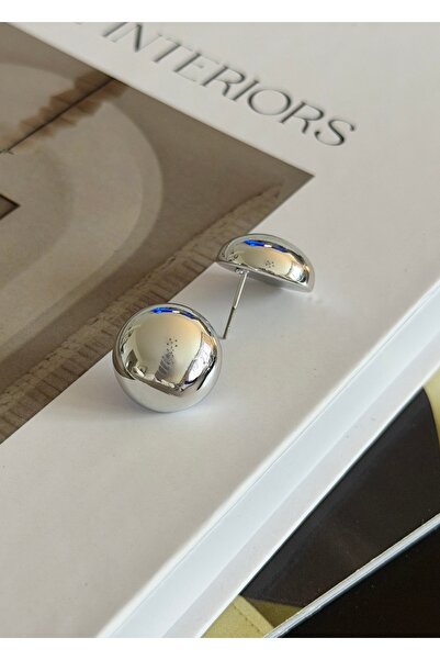 KİLİGİSTANBUL Ultra Light Small Half Ball Earrings