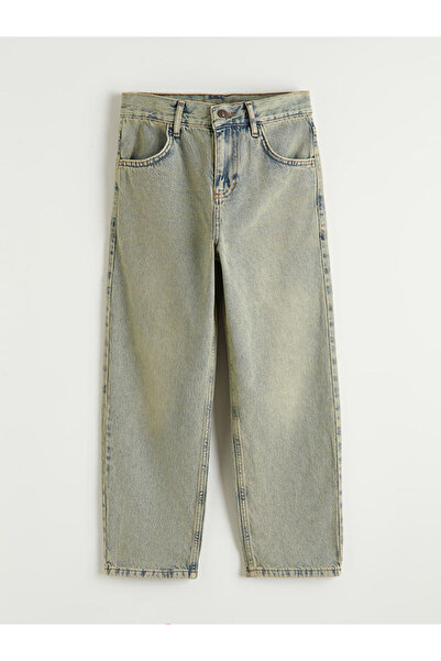 LC Waikiki بنطلون جينز فضفاض للأولاد من إنديجو