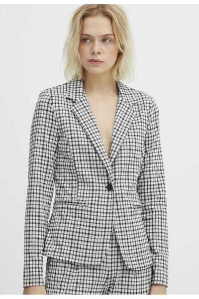 ICHI Cloud Check Jacket