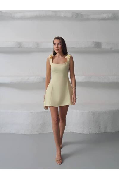 EtikaOnline Marie Kurdele Detay Mini Elbise