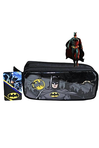 GENC DIJITAL BASKI Suport pentru pixuri cu 2 compartimente, licențiat Batman ...