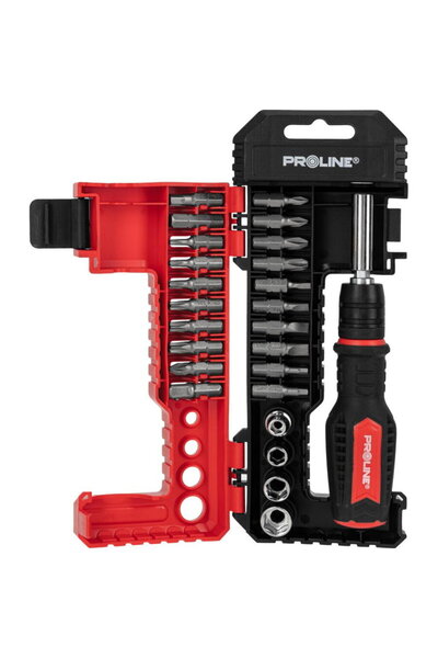 PROLINE SCREWDRIVER TIPS AND TUBULAR SET - 25P