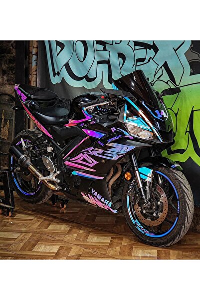 Motiker Yamaha YZF R25 -R3 Hologram Full Set Tasarımı Sticker Model