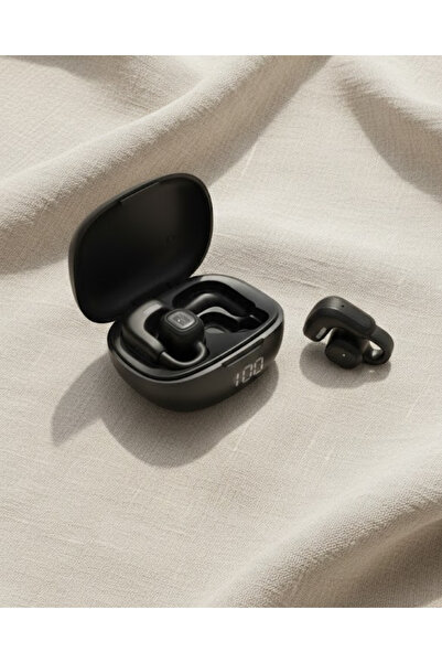 Kanonik Education Open-Ear Wireless Sports Headphones Dual Microphone and Led...