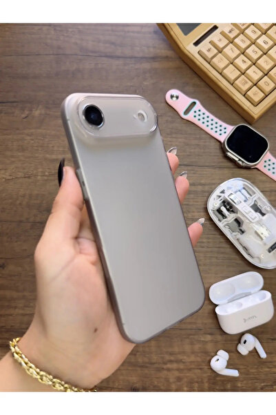 İPHONE 17 Air Süper Ultra İnce Mat Silikon Telefon Kılıf
