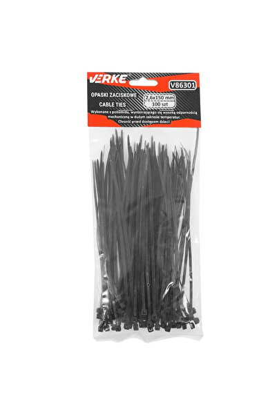 VERKE Комплект втулки, Verke, V86301, 100 бр., 2.6x150 мм