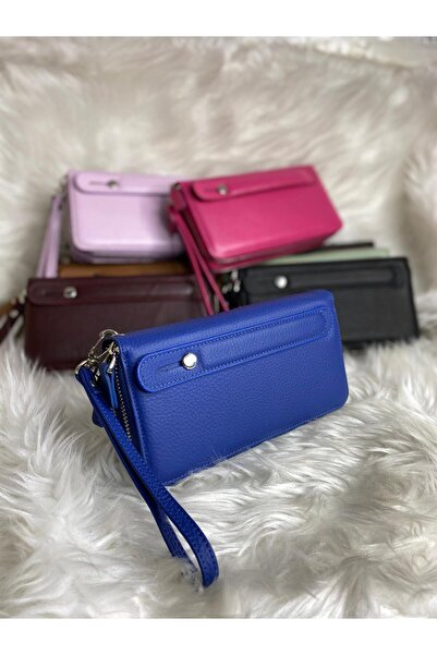 DKAN DERİ Hakiki Deri El Tutmalı Cüzdan