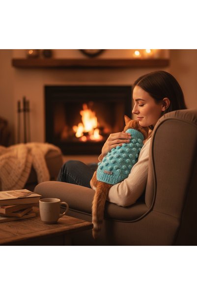 Lady Fify Turquoise Sweater with Beads for Cat and Dog