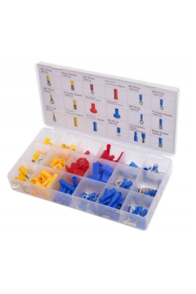Kraft&dele Set conectori izolați, KD10487, 160 buc.