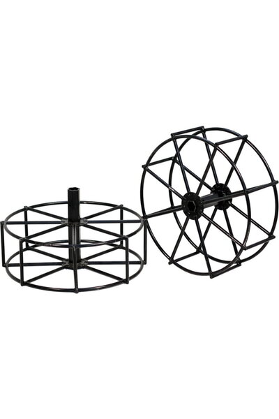 Progarden Set roți metalice 500x170, flanșă hexagonală 23 mm pentru cultivato...