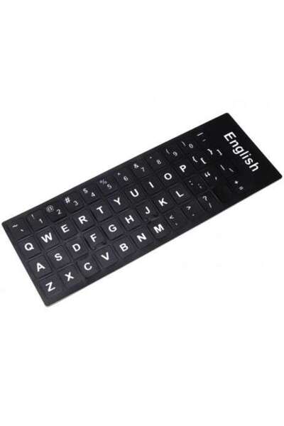 OEM Sticker tastatura layout ENG (US) negru