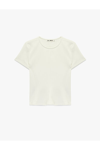 Koton Women'S Ecru Teenage Blouse Ss