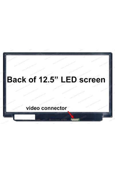 OEM Ecran laptop LP125WH2 IPS 12.5 inch subțire 40 pini fără suporturi