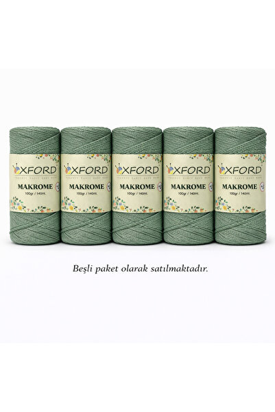 Oxford İplik Oxford Makrome İpi No:3 5’li Paket