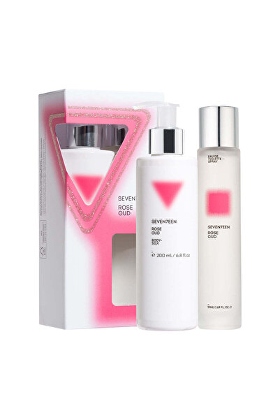 SEVENTEEN ROSE OUD SET BODY SILK 200ML & EDT 50ML