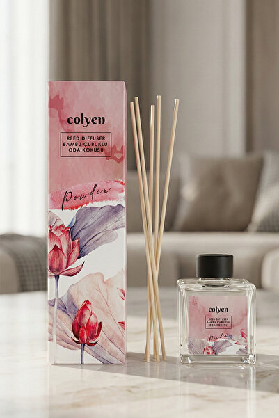 Colyen Powder Bambu Çubuklu Oda Kokusu Pudra Temizliği ve Yumuşak Dokunuş 100 ml