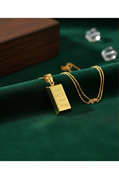 REDMOON GOLD 1 gr (GRAM) Külçe Kolye Ucu 14 Ayar Altın