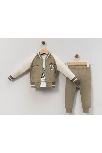 SÜSLÜ KİDS 3-Piece Baby Set with Jacket 9-24 Months Cotton/Gift/Eid Gift