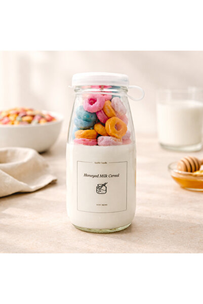 Loybie Candle Honeyed Milk Cereal Ballı Süt Kokulu Soya Mum