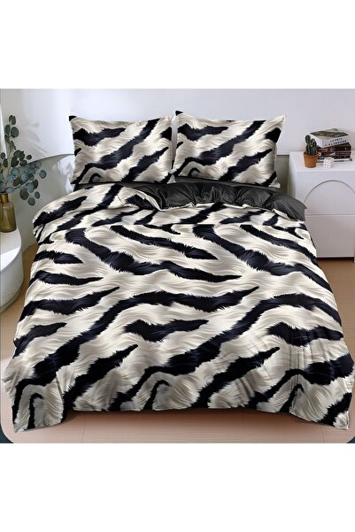 Casa de Vis Double bed linen set, satin cotton, 180 x 200 cm, 4 pieces, with ...