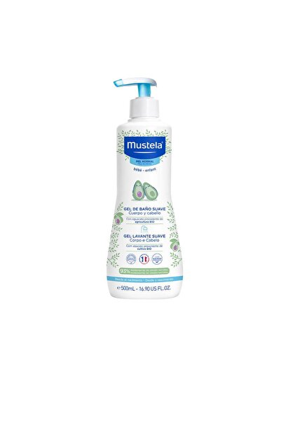 Mustela Gel de dus delicat catifelant pentru bebelusi si copii BEBÉ 500 ml