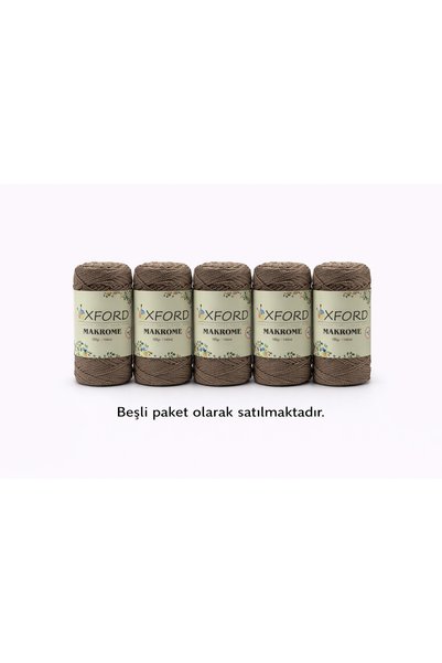 Oxford İplik Oxford Makrome İpi No:3 5’li Paket