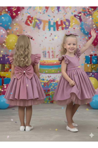 ÇİDO KİDS SİMLİ ELBİSE