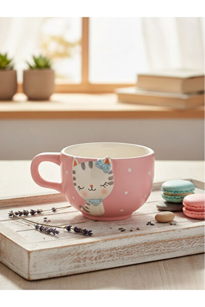 Tohana 3D Cute Animal Figured Ceramic Mug 400 ml