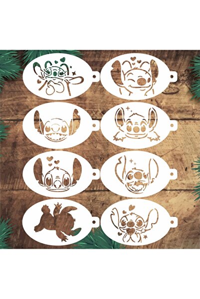 STENCİLTASARIM Stencil Tasarım Ç083 Çocuk Stencil Seti SET70 Yüz Boyama, Past...