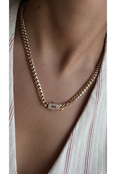 Glanz Gurmet Detaylı Kilit Kolye