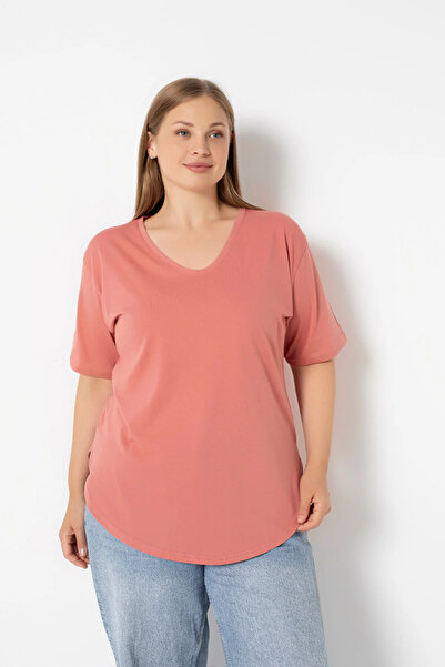 Orly More Women's V-Neck Plus Size T-Shirt