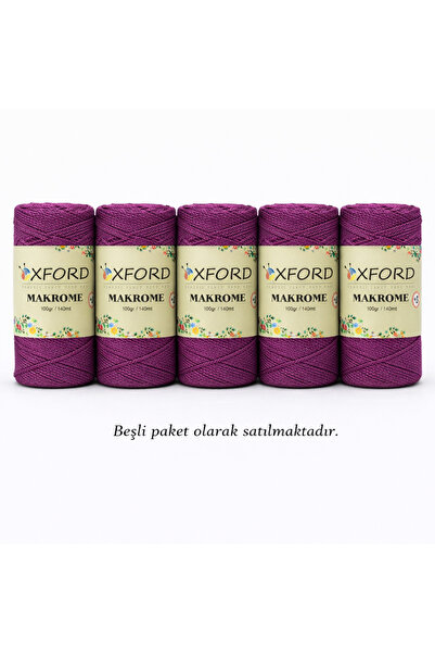 Oxford İplik Oxford Makrome İpi No:3 5’li Paket