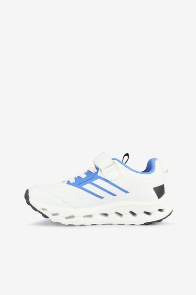 Vicco Jungle Air Sole Boys' White/Sax Blue Sports Shoes
