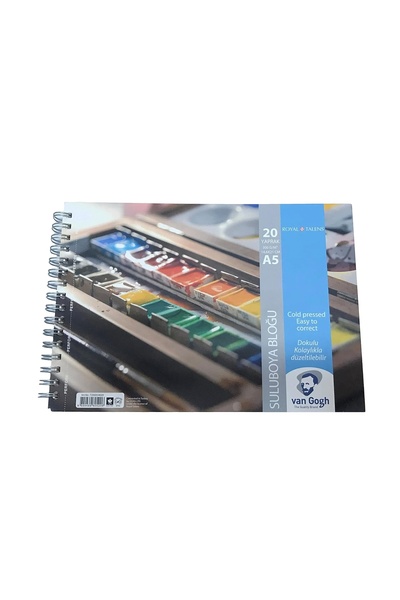 Van Gogh ΣΥΝΔΕΣΜΟΣ ΑQUARELLE 300 GR A5 20 ΦΥΛΛΑ ΜΕ ΣΠΙΡΑΛΙΑ