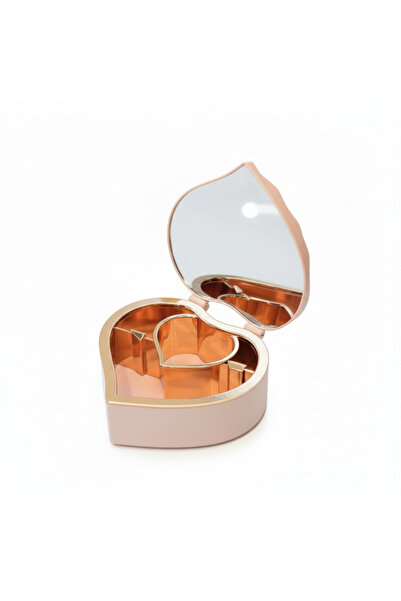 Hediye Paketim منظم المجوهرات على شكل قلب لتزيين المجوهرات