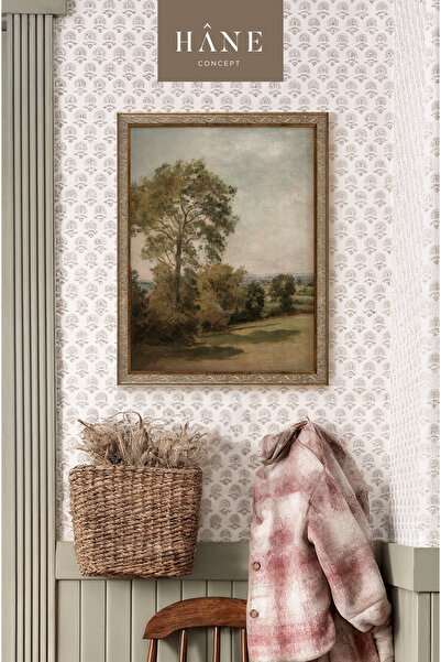 Hane Concept Doğanın Zarafeti Vintage Manzara Tablosu – Klasik Peyzaj Sanat B...