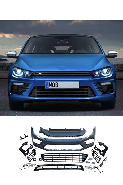 X POWER TUNİNG vw scirocco 2015-2018 uyumlu plastik R ön tampon seti