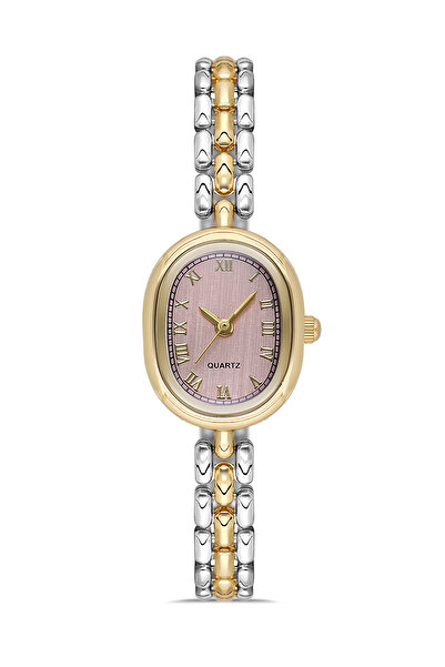 Ticarto Women's Minimal Pink Dial Steel Wristwatch Tctsn001501S0461