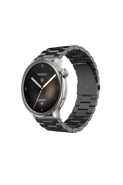 Tagomoon Amazfit Balance ile Uyumlu Kordon Klasik Baklava Model Paslanmaz Çel...
